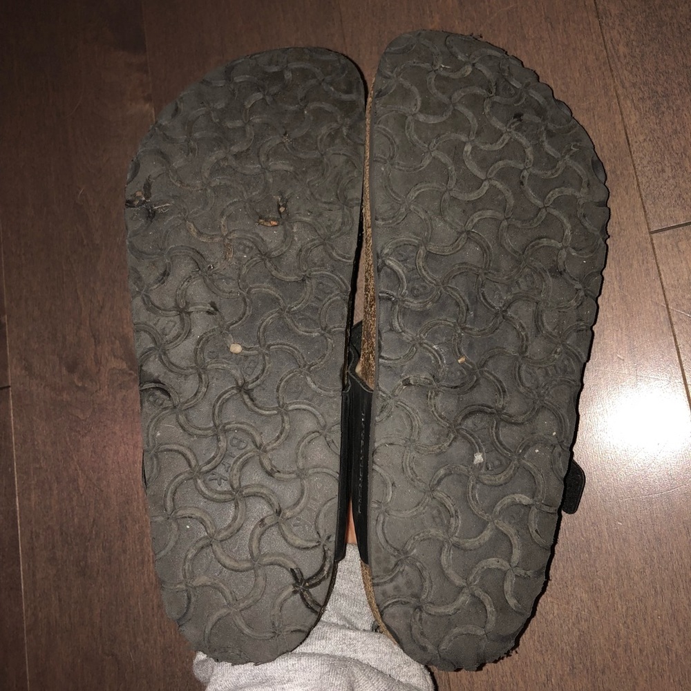 black birkenstocks